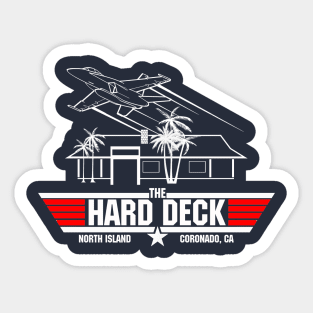 The Hard Deck Beach Bar Sticker